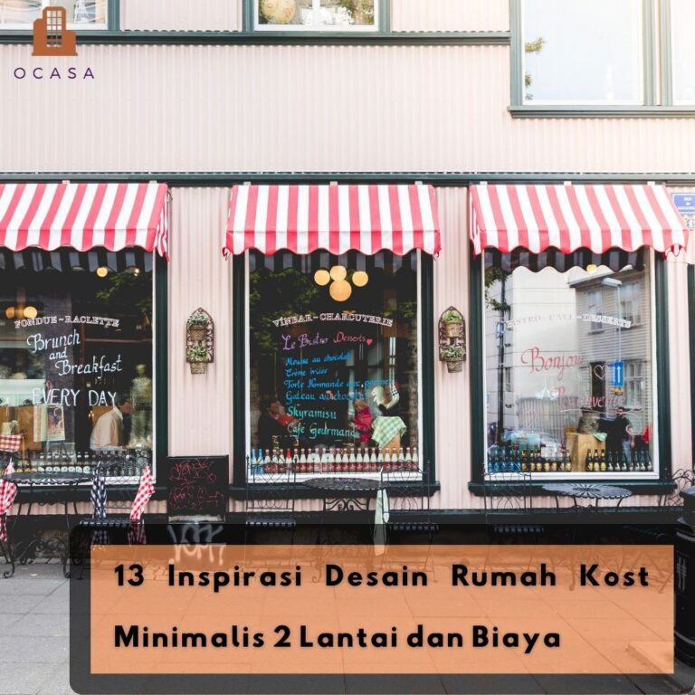 Inspirasi Desain Rumah Kost Minimalis Lantai Dan Biaya Ocasa Co Id