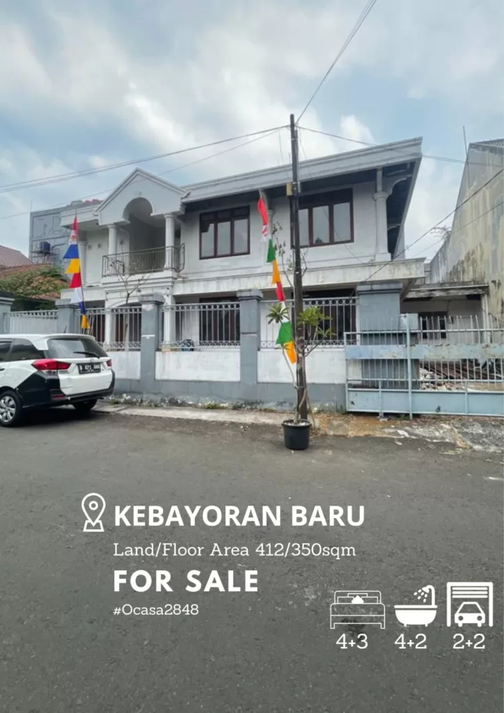 For Sale Rumah Kebayoran Baru Area Premium - Ocasa.Co.Id